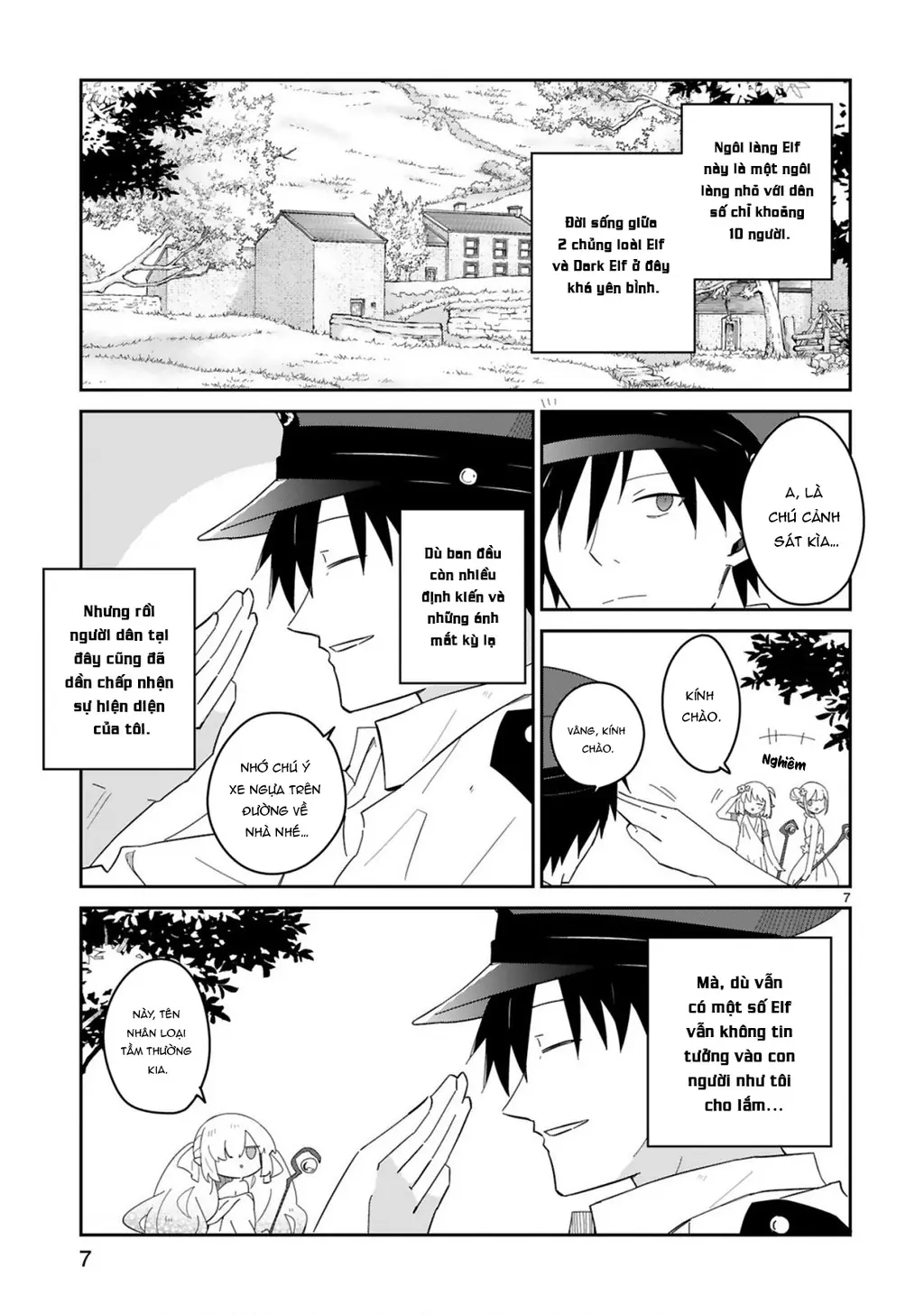 Cảnh sát tại làng Elf ở thế giới khác Chapter 1 - Trang 8