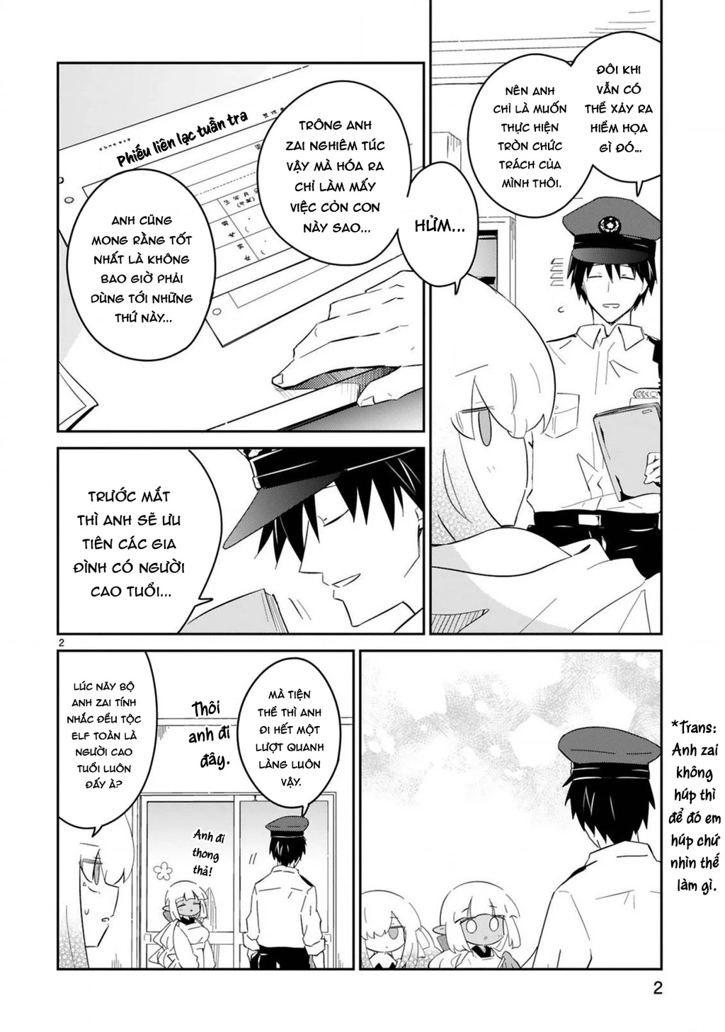 Cảnh sát tại làng Elf ở thế giới khác Chapter 4 - Trang 3