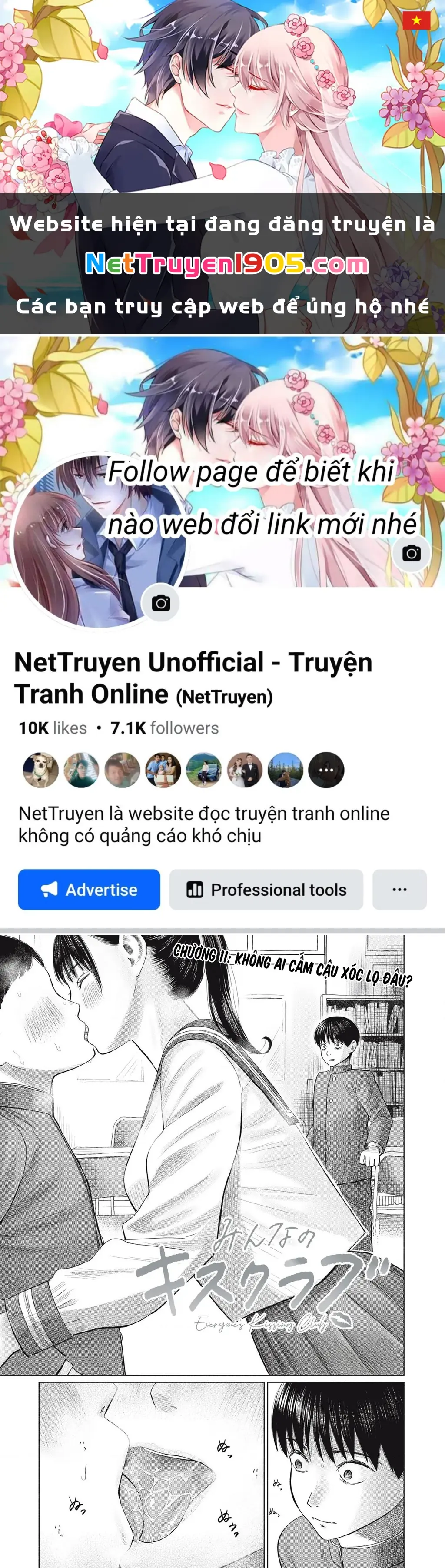 Câu Lạc Bộ Hôn Hít Cho Mọi Nhà Chapter 11 - Trang 2