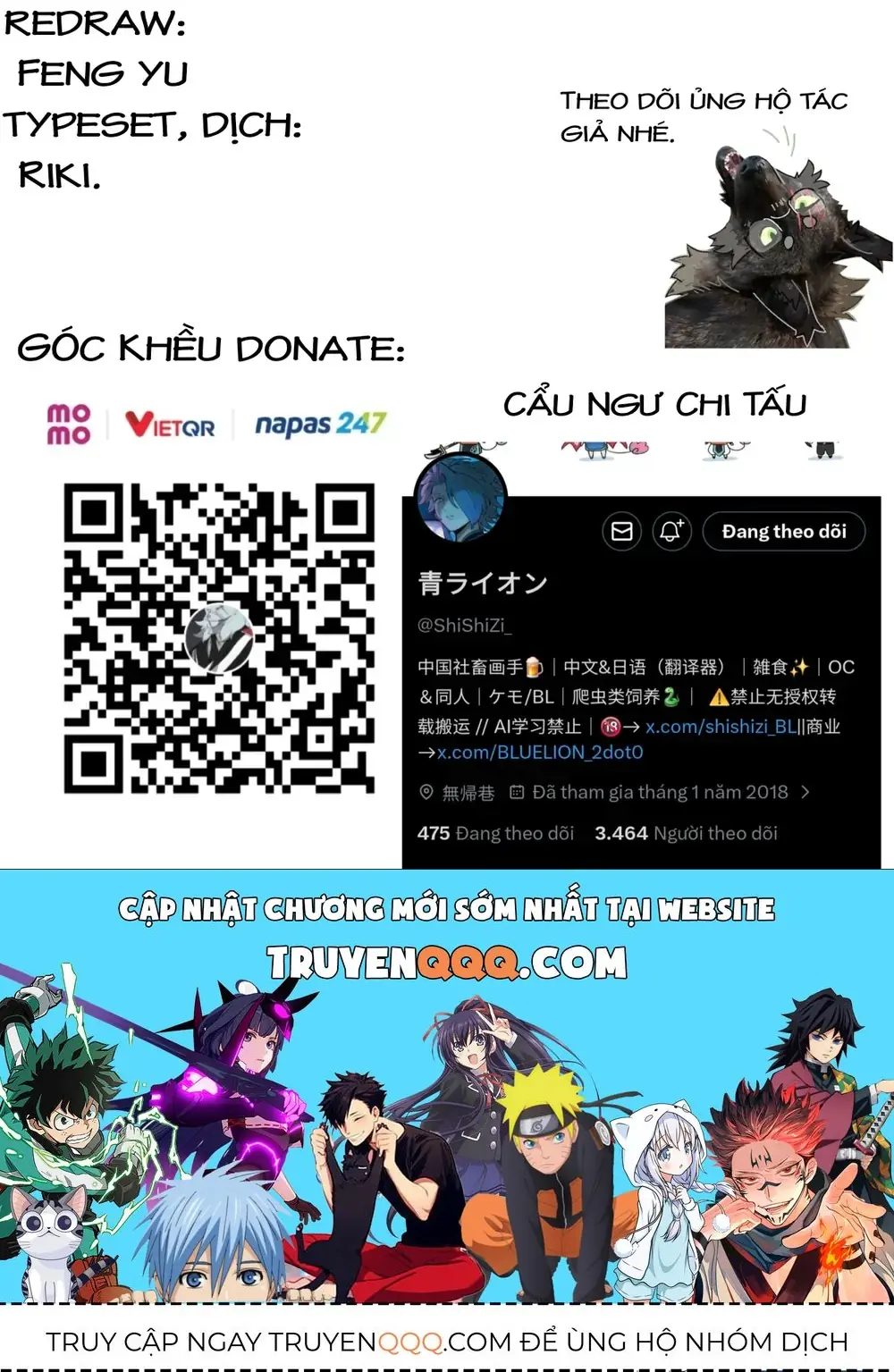 Cẩu Ngư Chi Tấu Chapter 6.5 - Trang 9