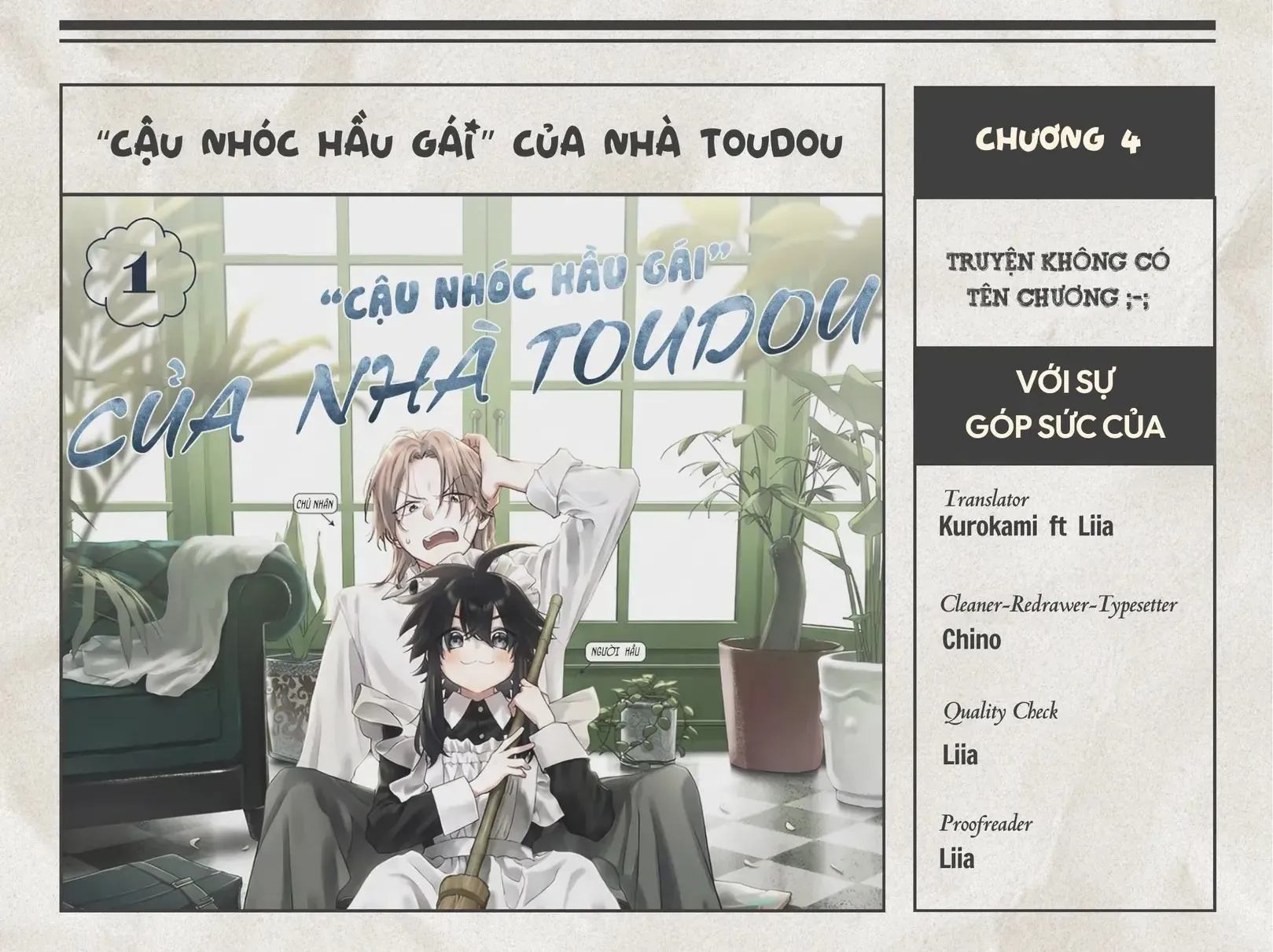 "Cậu Nhóc Hầu Gái" Của Nhà Toudou Chapter 4 - Trang 3