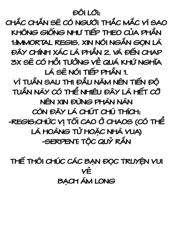 Cavalier Of The Abyss ( Hậu Truyện Immortal Regis) Chapter 1 - Trang 3