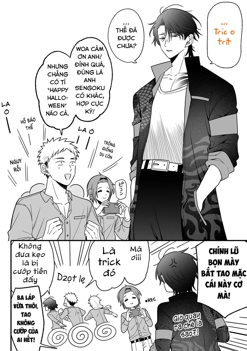 Chả là tôi thích kiểu 'gap couple' thế này Chapter 14.5 - Trang 6
