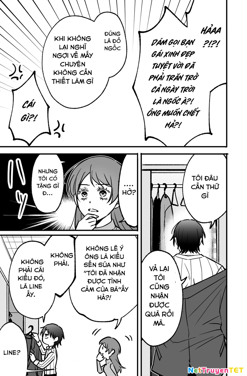 Chả là tôi thích kiểu 'gap couple' thế này Chapter 7.5 - Trang 8
