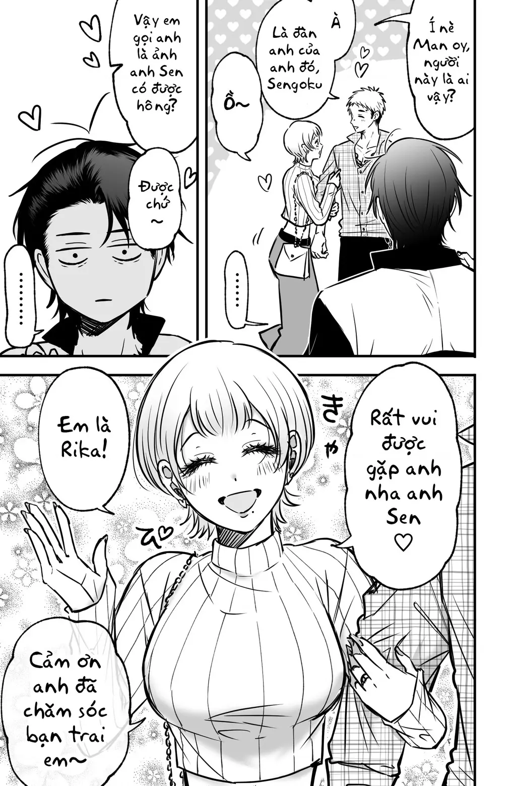 Chả là tôi thích kiểu 'gap couple' thế này Chapter 8.1 - Trang 6