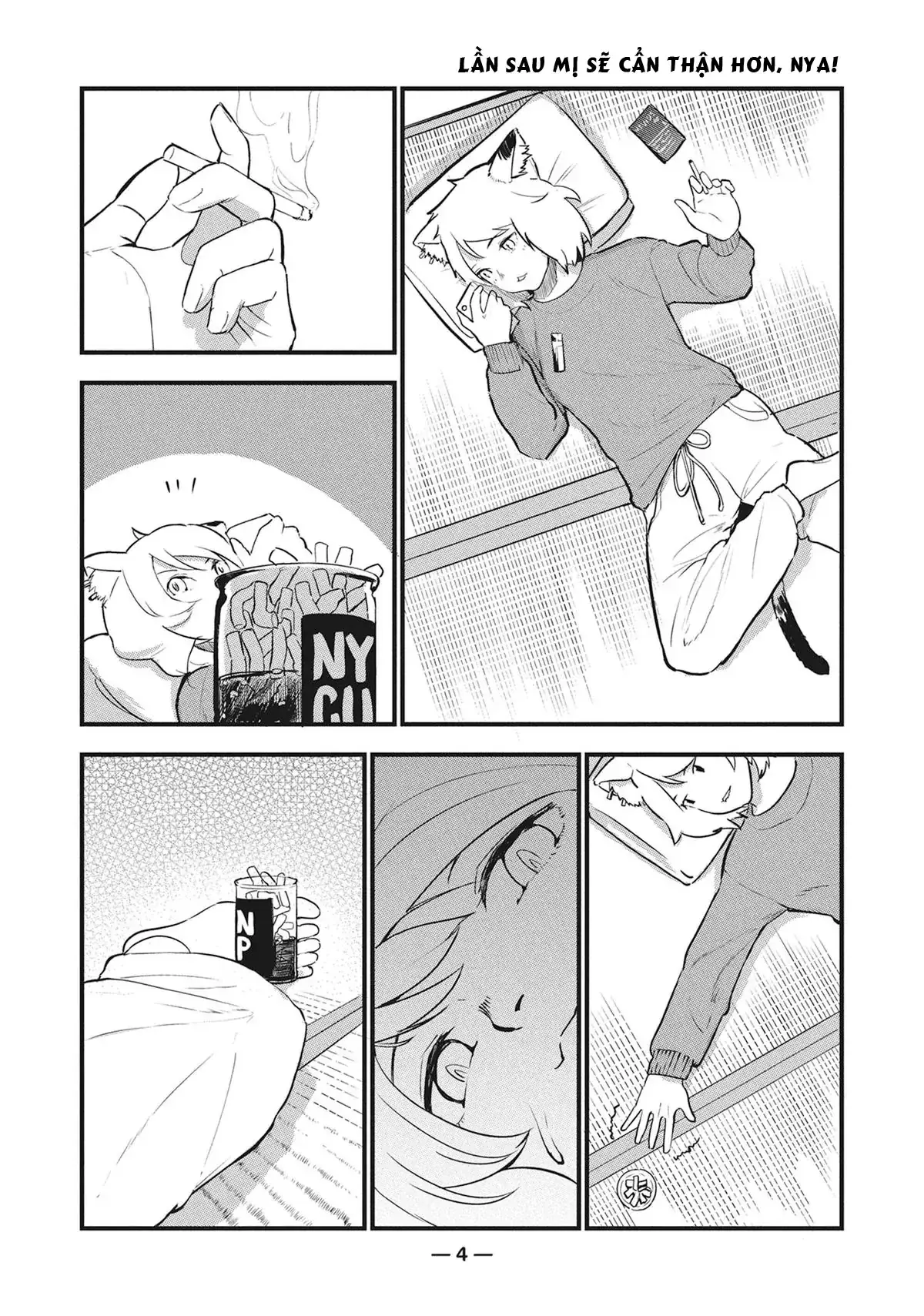Chainsmoker Cat Chapter 1 - Trang 4