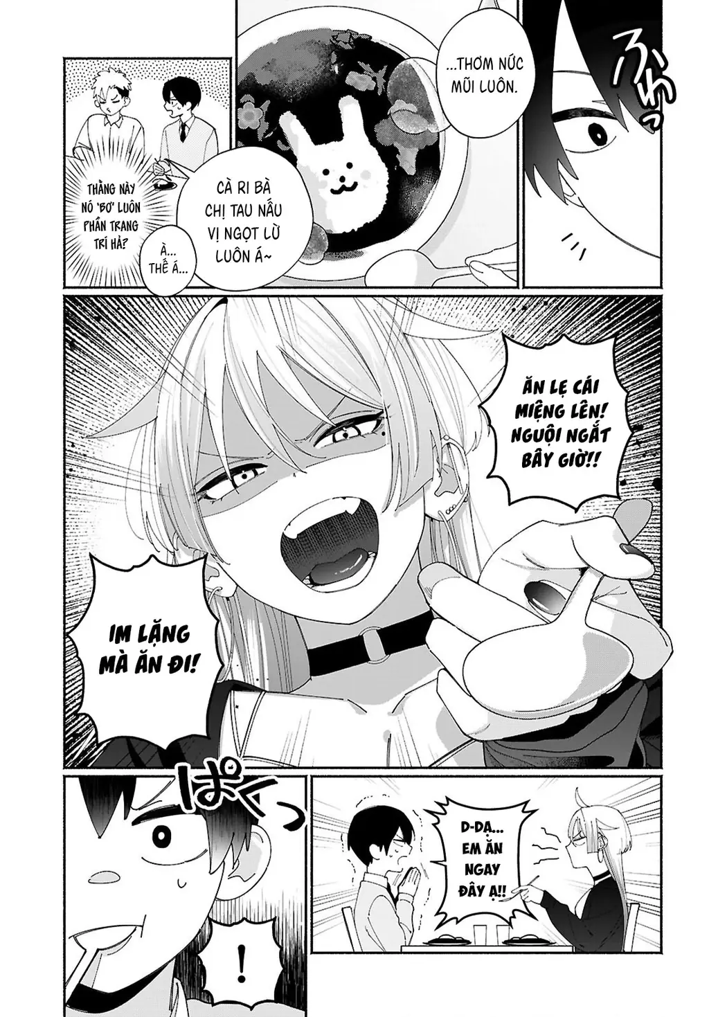 Chị gái của thằng bạn tôi nhìn thì hổ báo nhưng thật ra lại là người tốt Chapter 2 - Trang 7