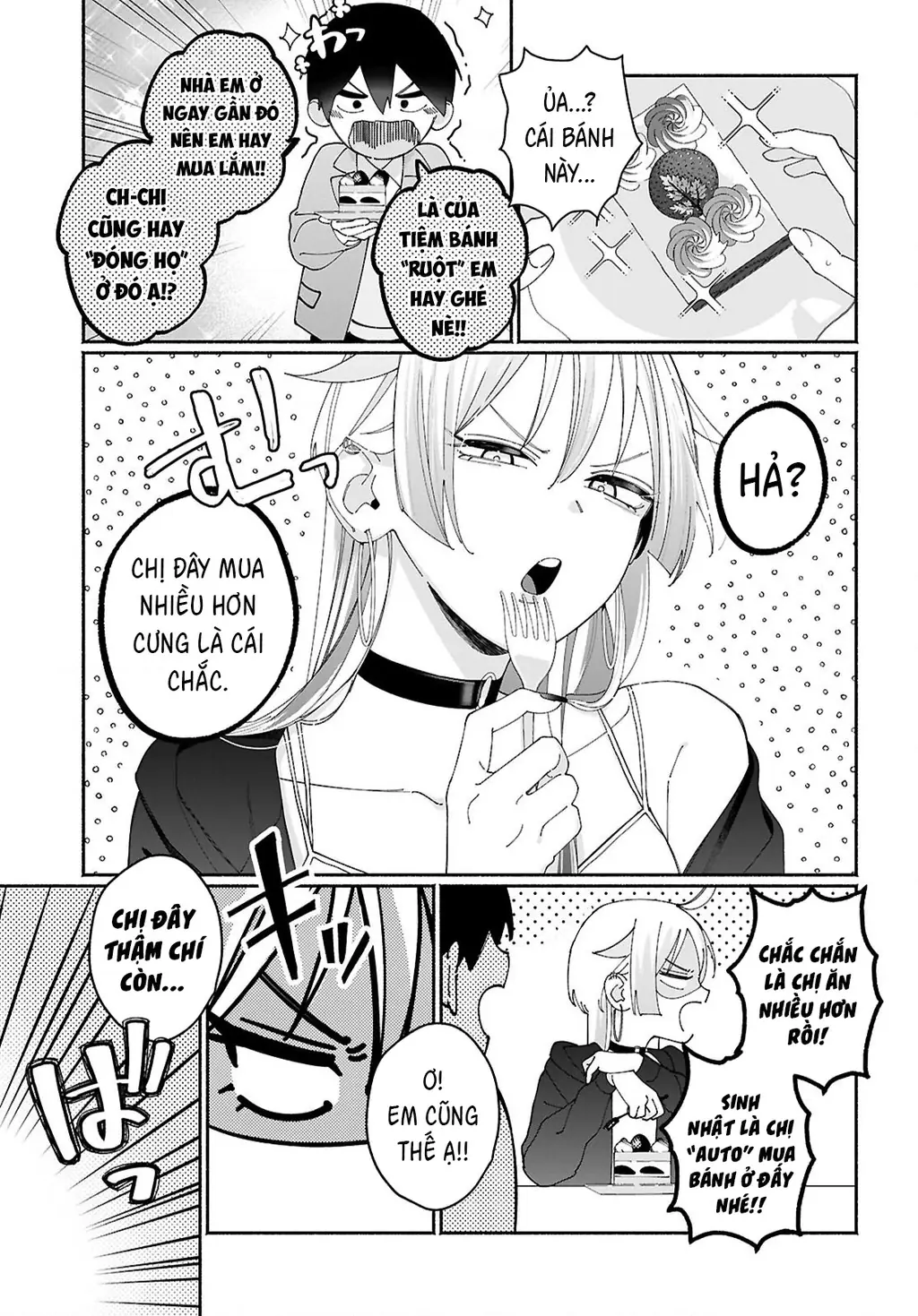 Chị gái của thằng bạn tôi nhìn thì hổ báo nhưng thật ra lại là người tốt Chapter 3 - Trang 7