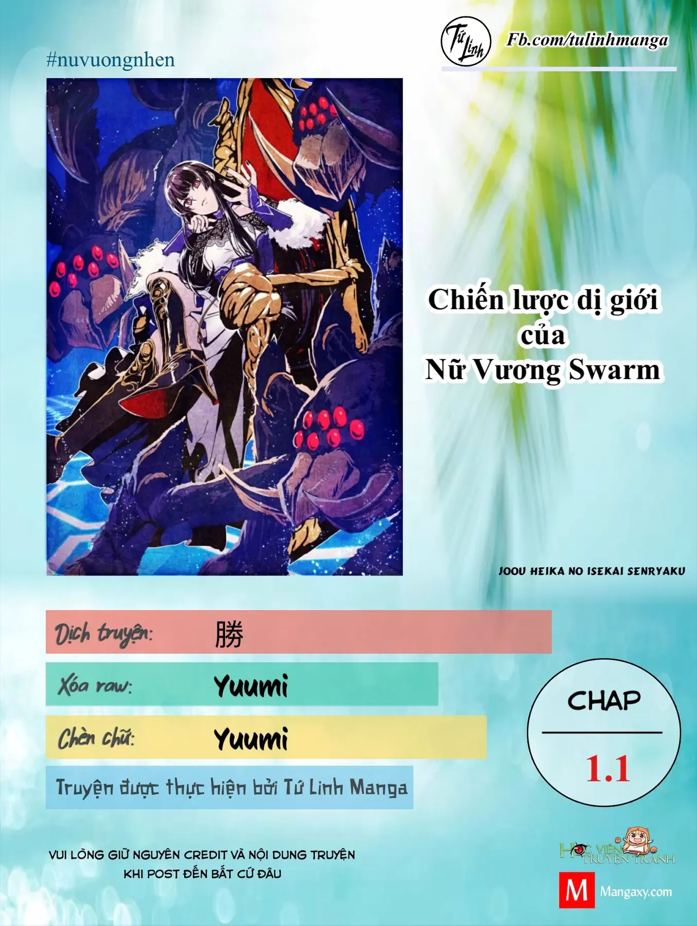 Chiến Lược Dị Giới Của Nữ Vương Swarm Chapter 1.1 - Trang 3