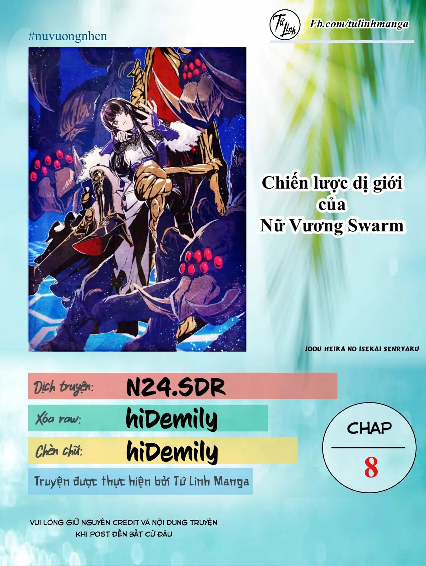 Chiến Lược Dị Giới Của Nữ Vương Swarm Chapter 8 - Trang 3