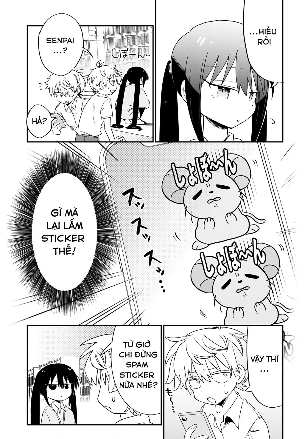 Chiriko Senpai đang bị stress Chapter 4 - Trang 13