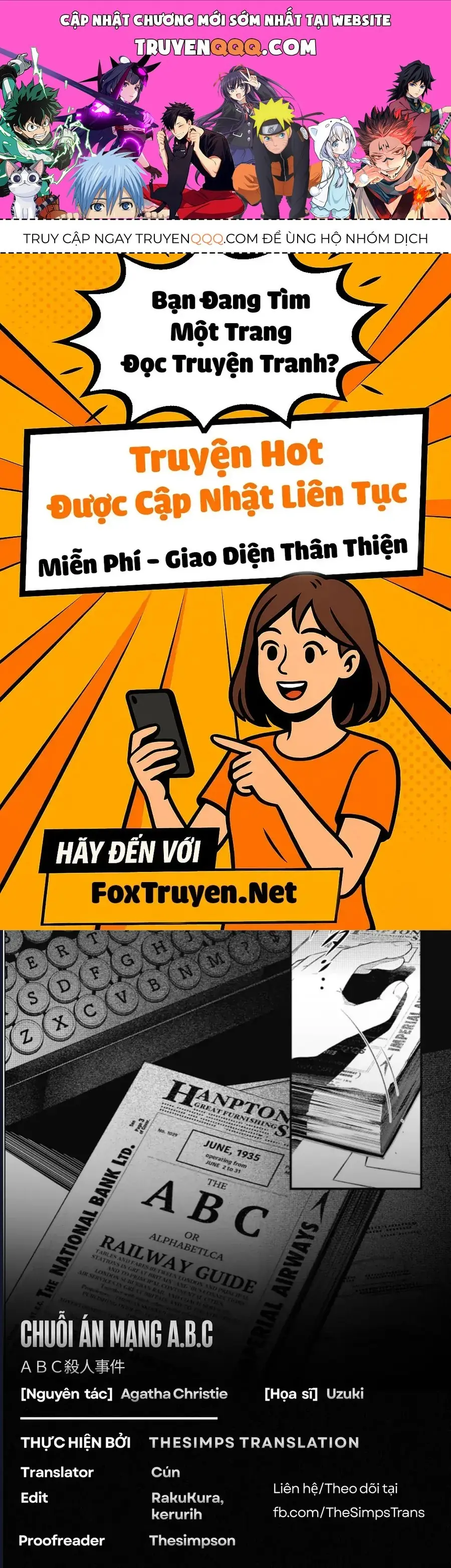 Chuỗi Án Mạng Abc Chapter 1 - Trang 2