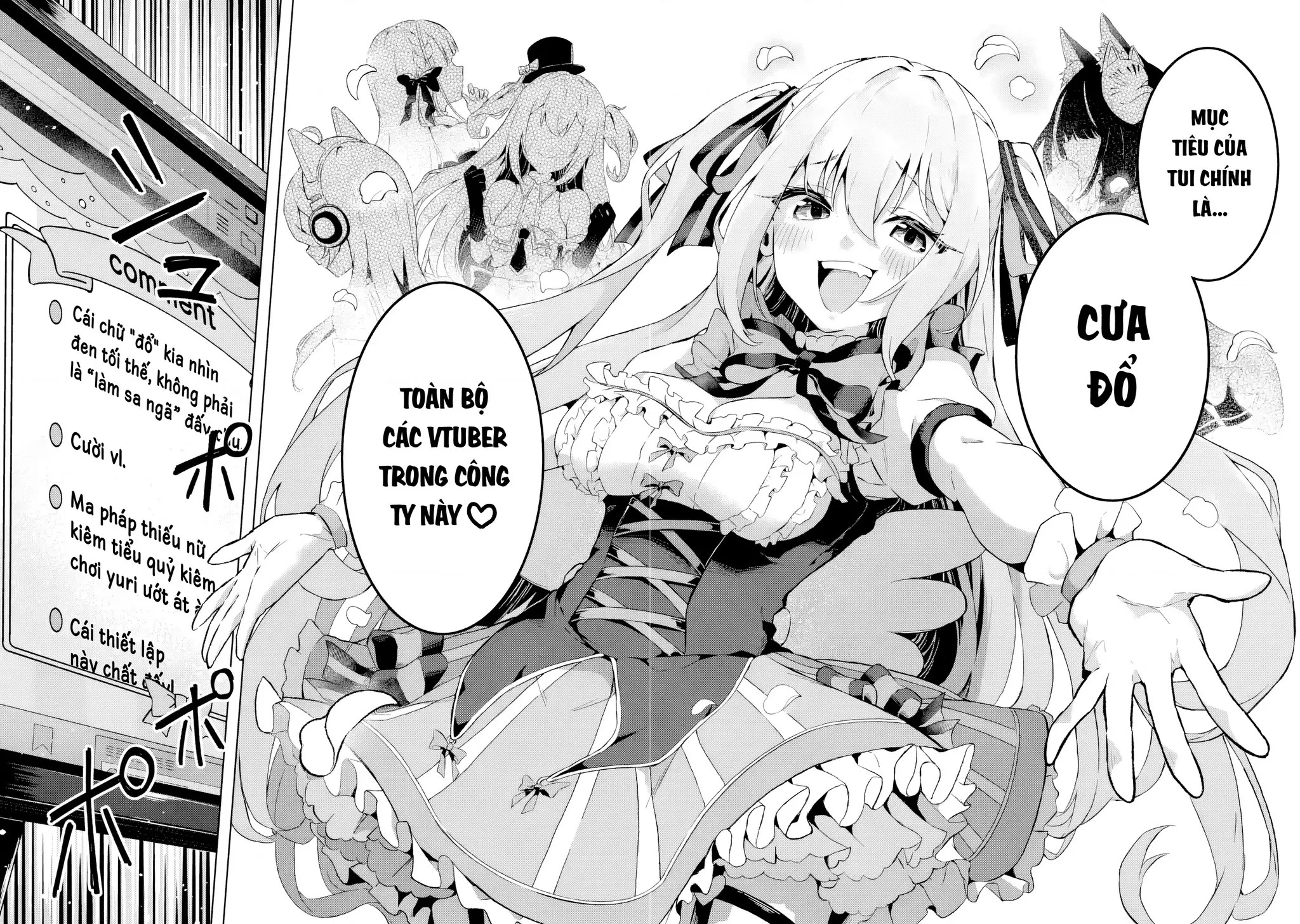 Chuyển sinh thành Vtuber, tôi đi quyến rũ tất cả Vtuber của công ty mình Chapter 1 - Trang 22