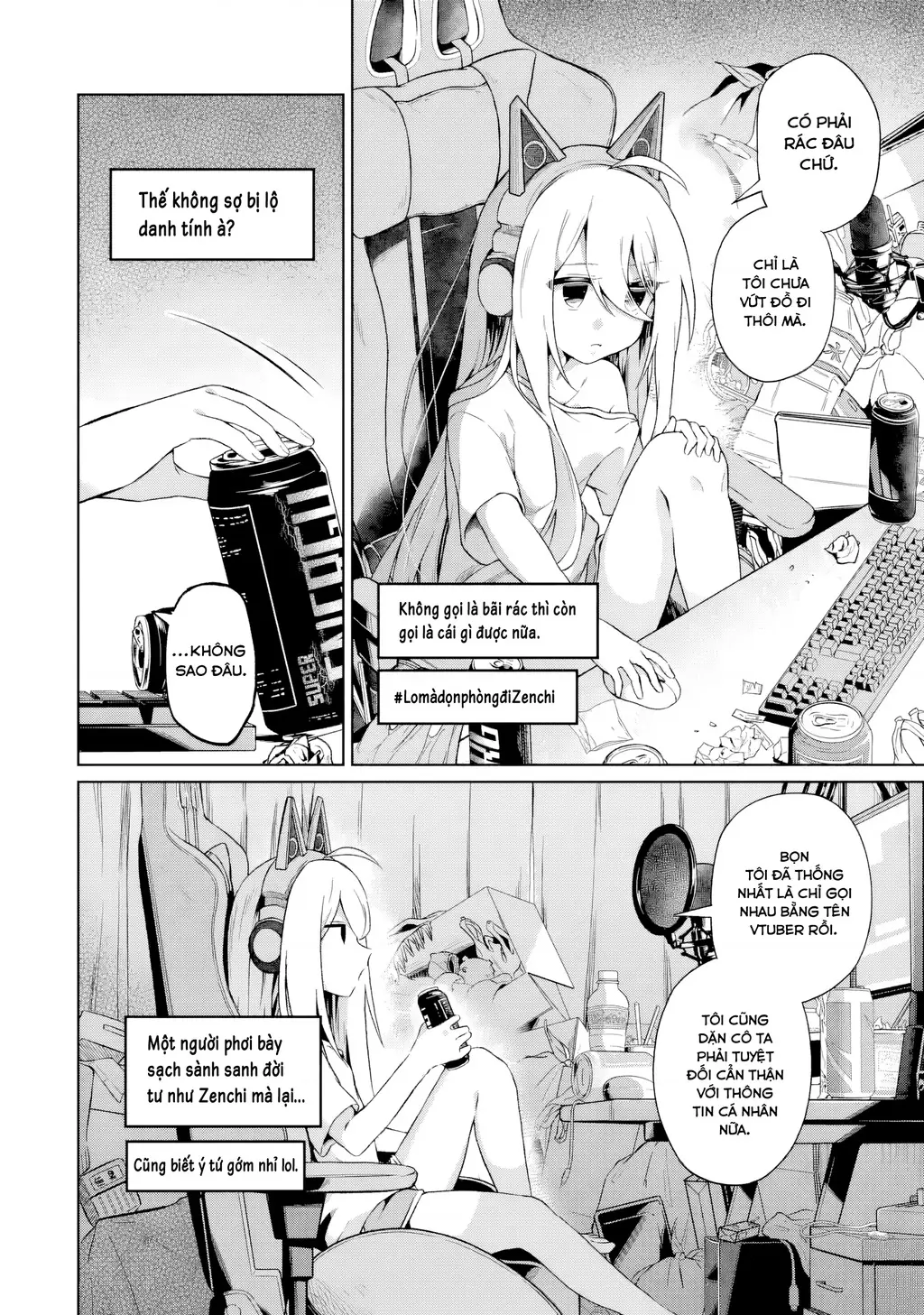 Chuyển sinh thành Vtuber, tôi đi quyến rũ tất cả Vtuber của công ty mình Chapter 2 - Trang 9
