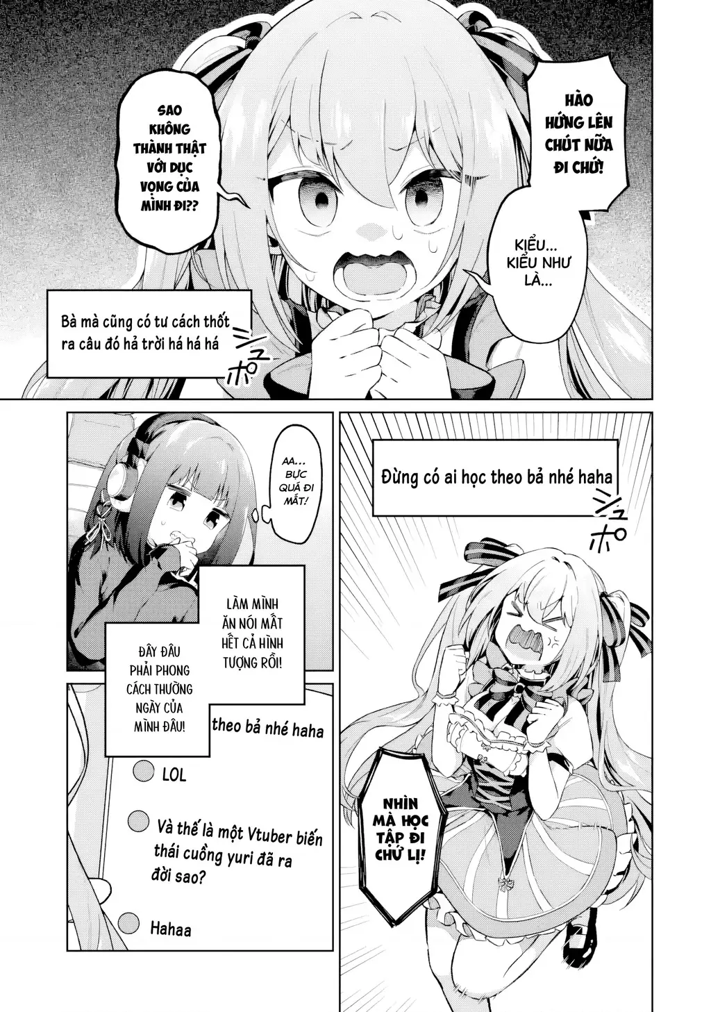 Chuyển sinh thành Vtuber, tôi đi quyến rũ tất cả Vtuber của công ty mình Chapter 4 - Trang 22