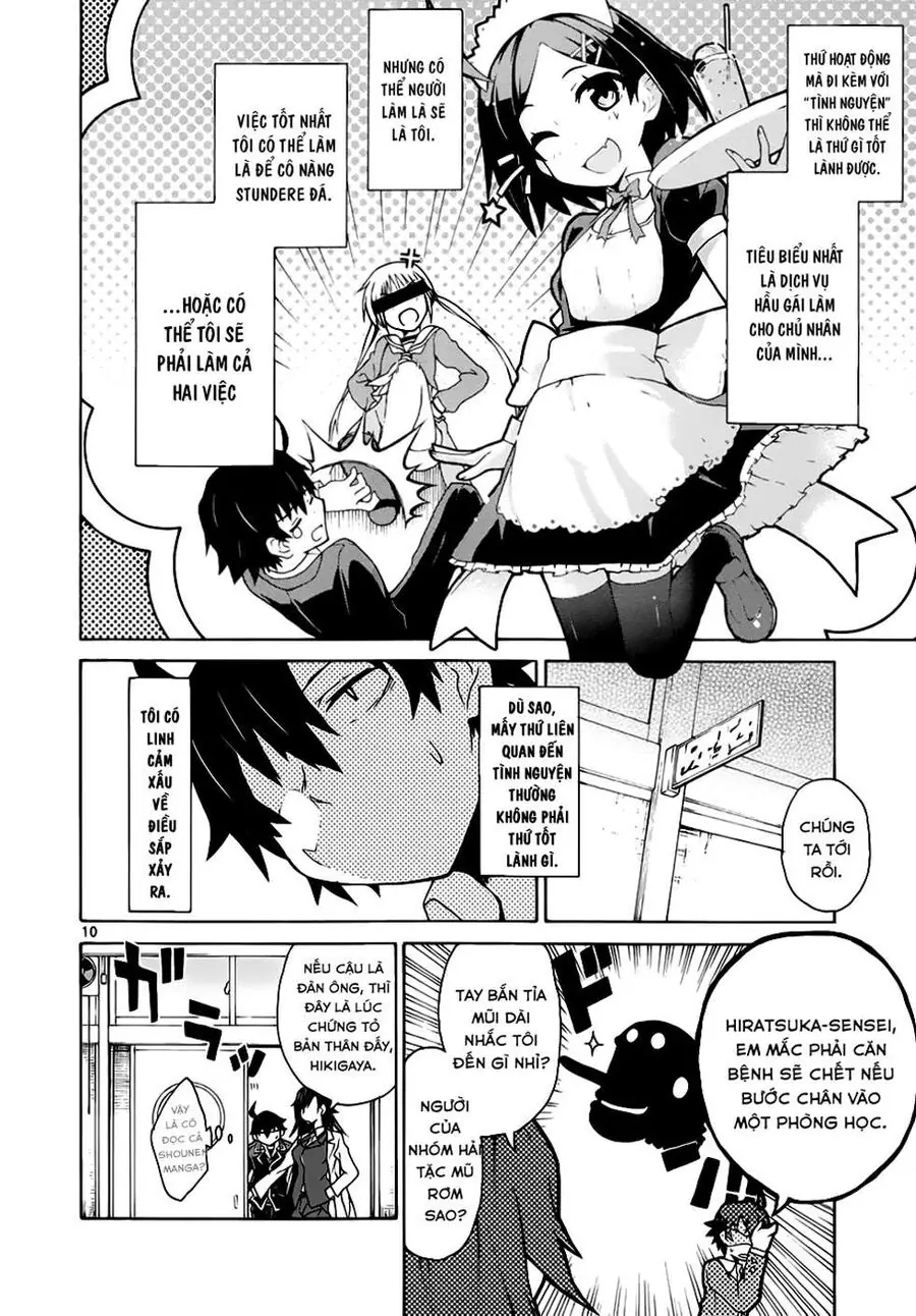 Chuyện Tình Thanh Xuân Bi Hài Của Tôi Quả Nhiên Là Sai Lầm @Comic Chapter 1 - Trang 10