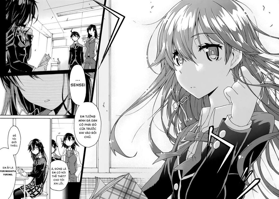Chuyện Tình Thanh Xuân Bi Hài Của Tôi Quả Nhiên Là Sai Lầm @Comic Chapter 1 - Trang 12