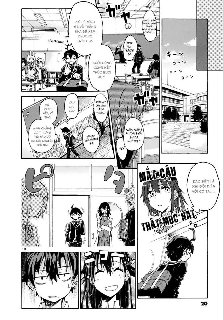 Chuyện Tình Thanh Xuân Bi Hài Của Tôi Quả Nhiên Là Sai Lầm @Comic Chapter 1 - Trang 17