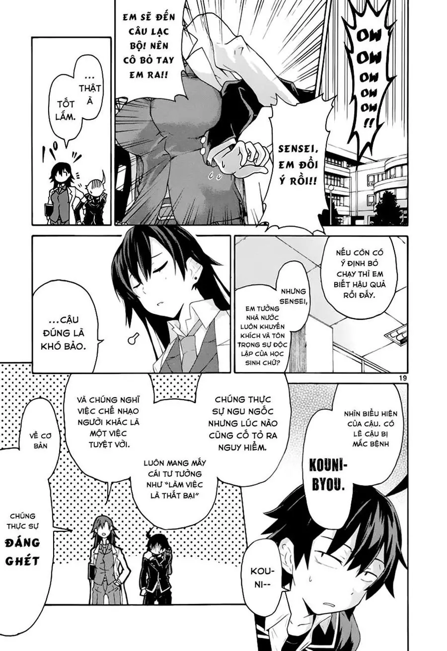 Chuyện Tình Thanh Xuân Bi Hài Của Tôi Quả Nhiên Là Sai Lầm @Comic Chapter 1 - Trang 18