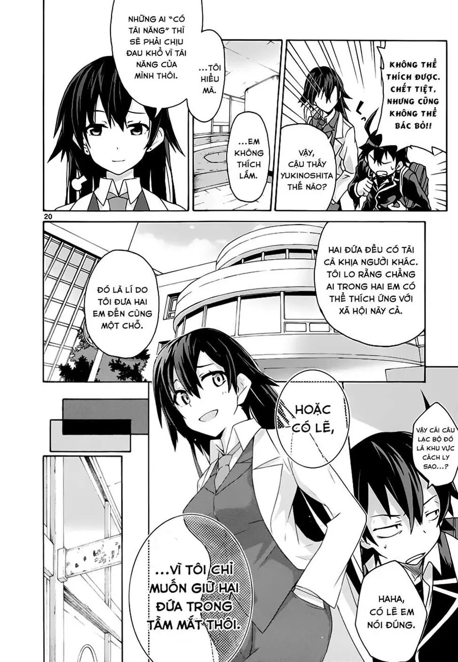 Chuyện Tình Thanh Xuân Bi Hài Của Tôi Quả Nhiên Là Sai Lầm @Comic Chapter 1 - Trang 19