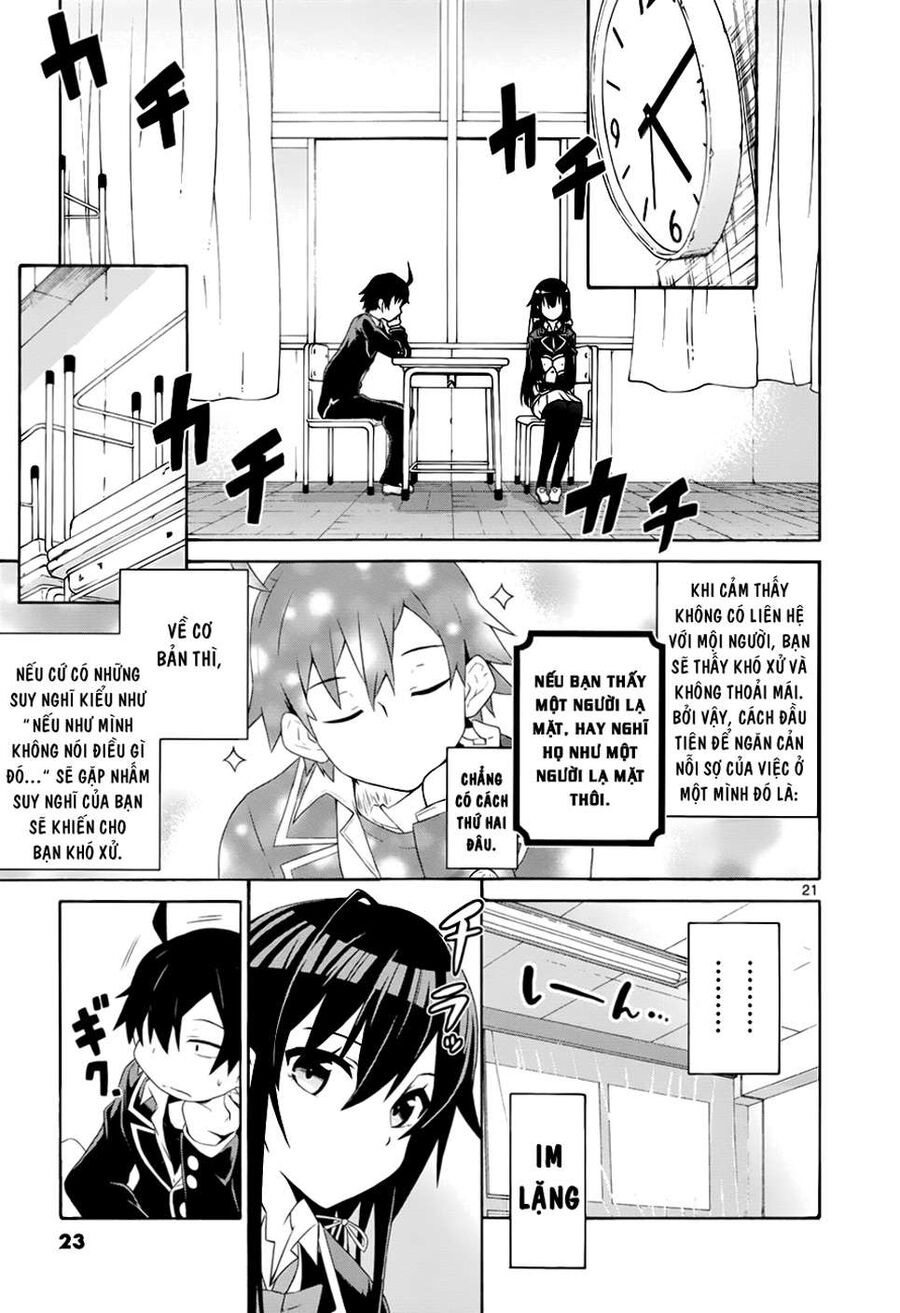 Chuyện Tình Thanh Xuân Bi Hài Của Tôi Quả Nhiên Là Sai Lầm @Comic Chapter 1 - Trang 20