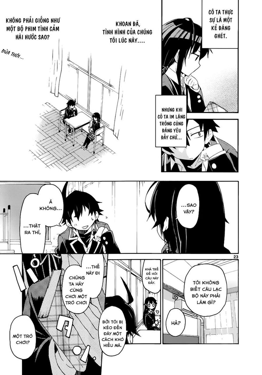 Chuyện Tình Thanh Xuân Bi Hài Của Tôi Quả Nhiên Là Sai Lầm @Comic Chapter 1 - Trang 22