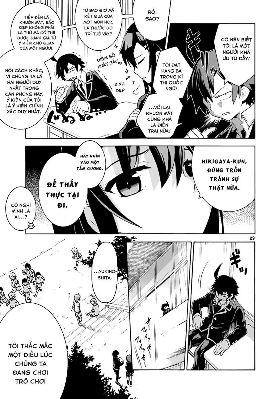 Chuyện Tình Thanh Xuân Bi Hài Của Tôi Quả Nhiên Là Sai Lầm @Comic Chapter 1 - Trang 28