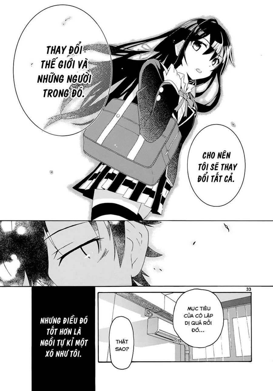 Chuyện Tình Thanh Xuân Bi Hài Của Tôi Quả Nhiên Là Sai Lầm @Comic Chapter 1 - Trang 32