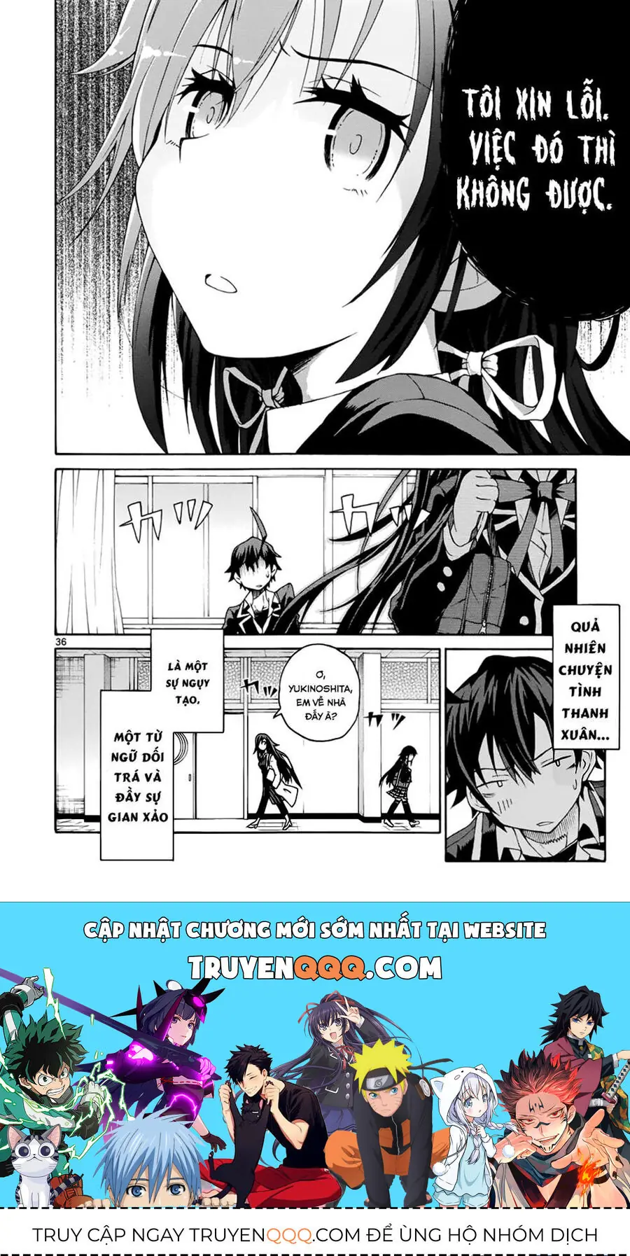 Chuyện Tình Thanh Xuân Bi Hài Của Tôi Quả Nhiên Là Sai Lầm @Comic Chapter 1 - Trang 35