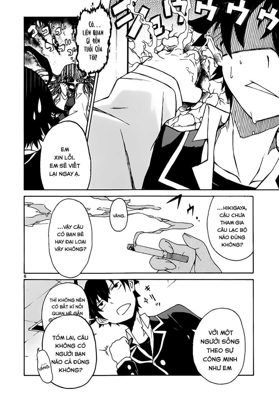 Chuyện Tình Thanh Xuân Bi Hài Của Tôi Quả Nhiên Là Sai Lầm @Comic Chapter 1 - Trang 6