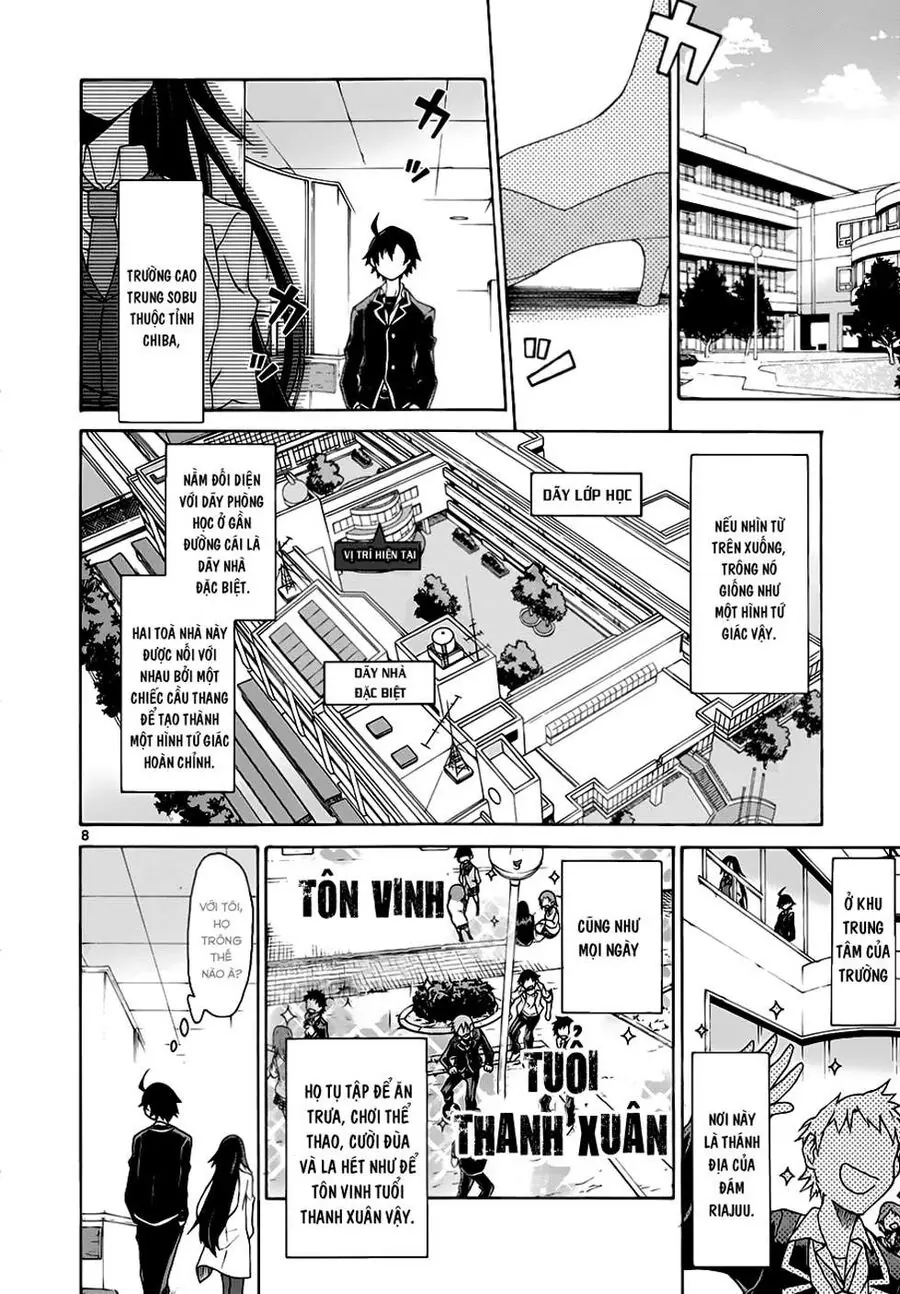 Chuyện Tình Thanh Xuân Bi Hài Của Tôi Quả Nhiên Là Sai Lầm @Comic Chapter 1 - Trang 8