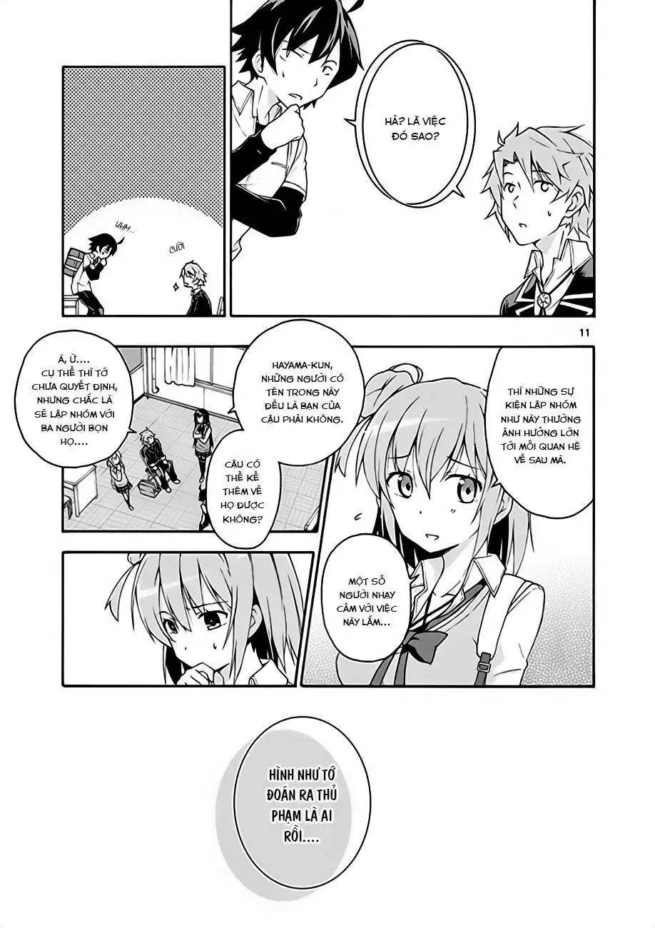 Chuyện Tình Thanh Xuân Bi Hài Của Tôi Quả Nhiên Là Sai Lầm @Comic Chapter 10 - Trang 12