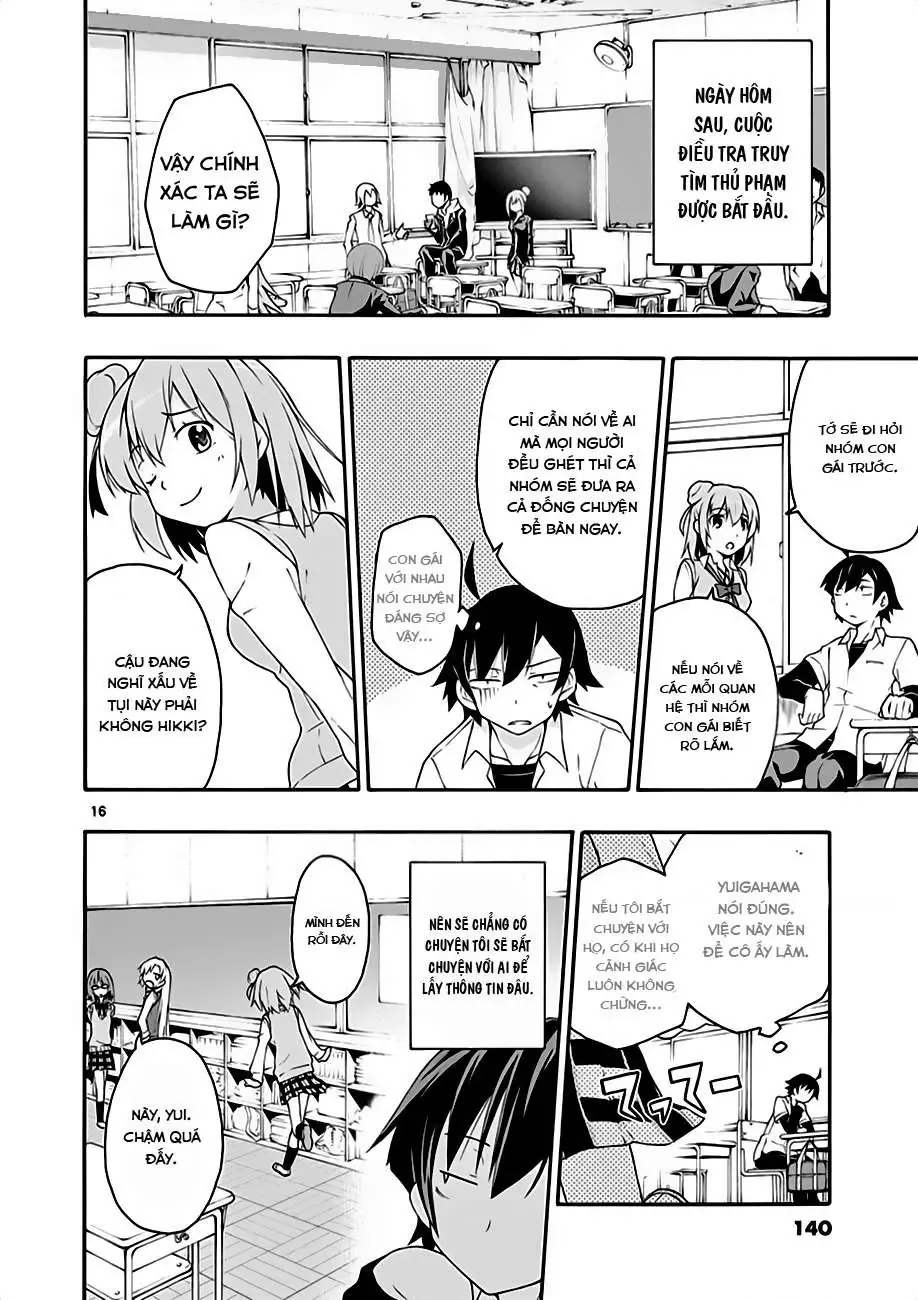 Chuyện Tình Thanh Xuân Bi Hài Của Tôi Quả Nhiên Là Sai Lầm @Comic Chapter 10 - Trang 17
