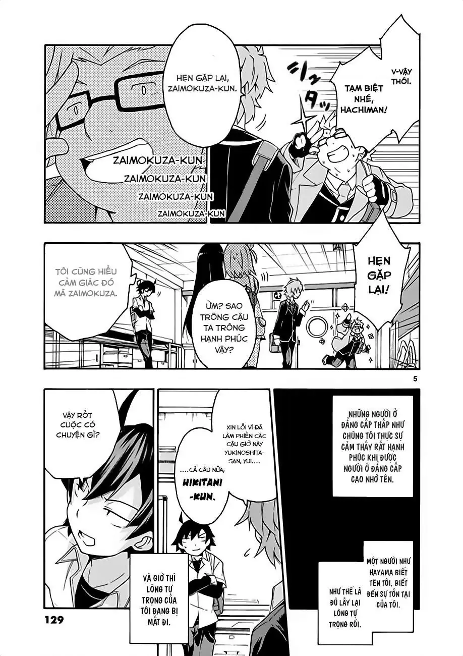 Chuyện Tình Thanh Xuân Bi Hài Của Tôi Quả Nhiên Là Sai Lầm @Comic Chapter 10 - Trang 6