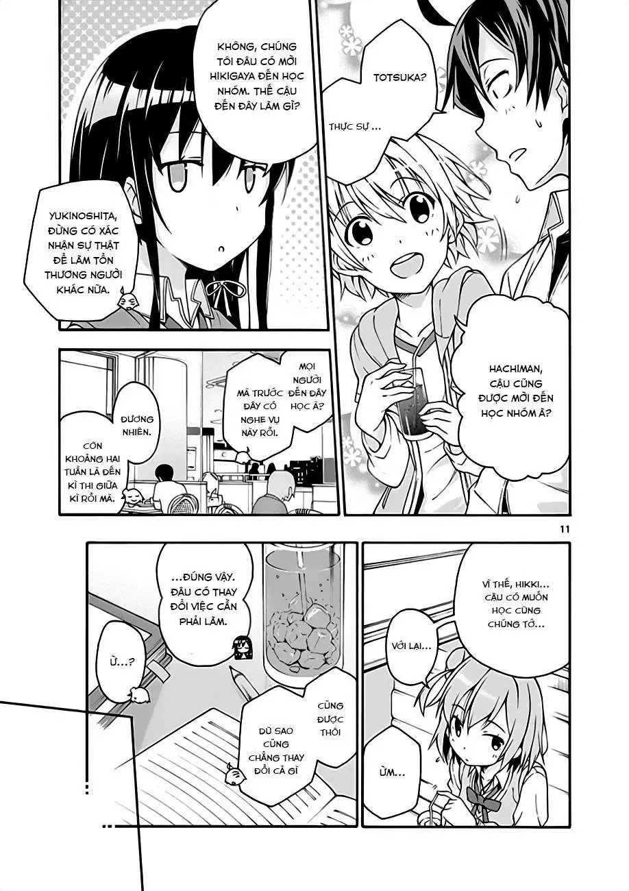 Chuyện Tình Thanh Xuân Bi Hài Của Tôi Quả Nhiên Là Sai Lầm @Comic Chapter 11 - Trang 12