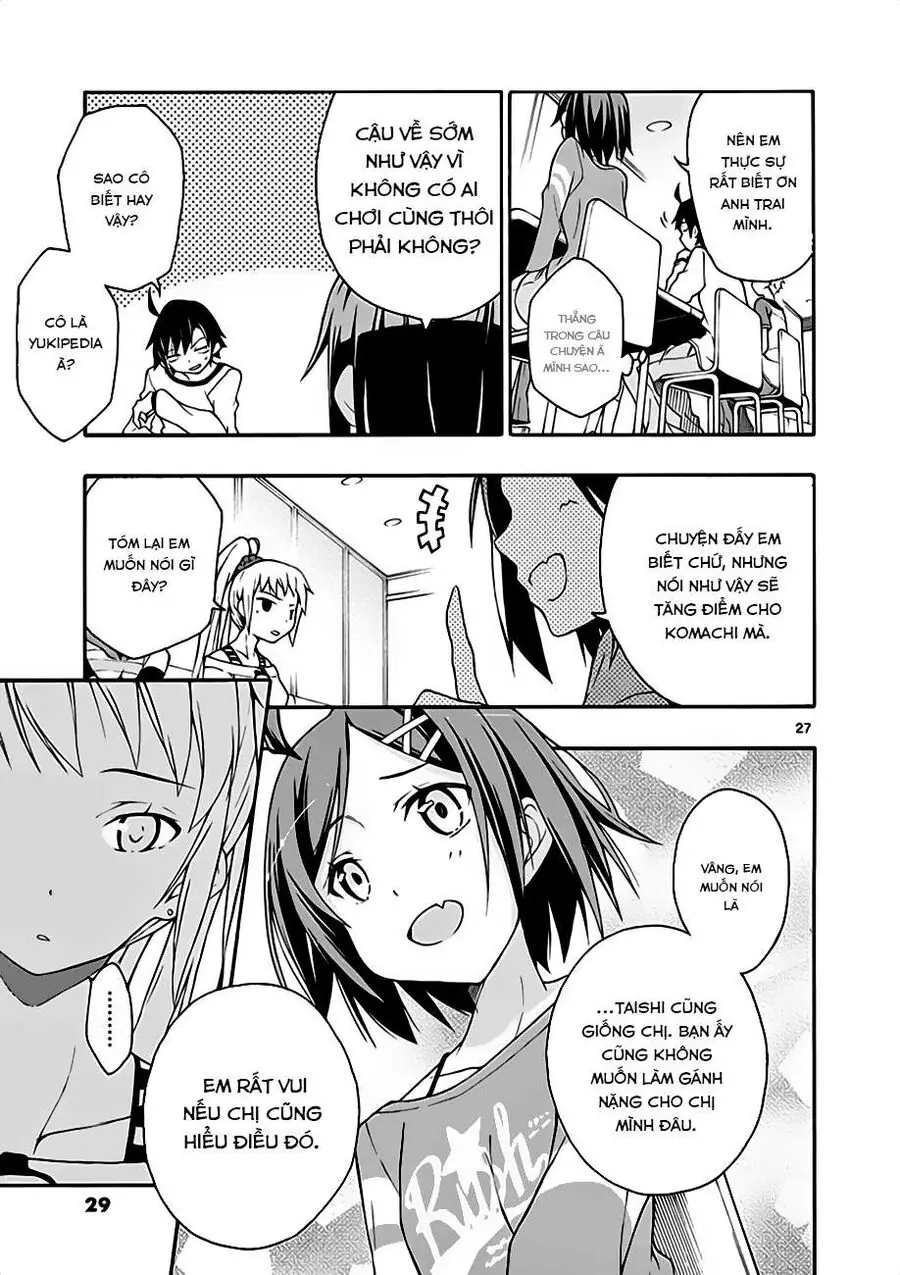 Chuyện Tình Thanh Xuân Bi Hài Của Tôi Quả Nhiên Là Sai Lầm @Comic Chapter 12 - Trang 26
