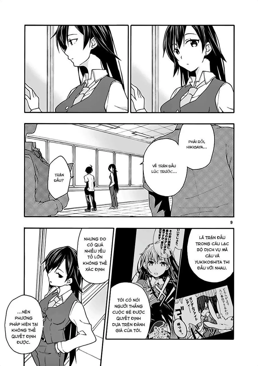 Chuyện Tình Thanh Xuân Bi Hài Của Tôi Quả Nhiên Là Sai Lầm @Comic Chapter 13 - Trang 10