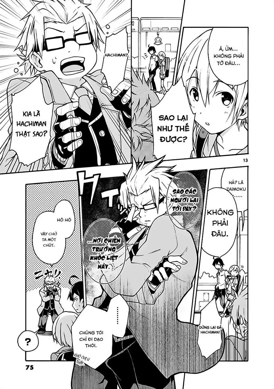 Chuyện Tình Thanh Xuân Bi Hài Của Tôi Quả Nhiên Là Sai Lầm @Comic Chapter 14 - Trang 14