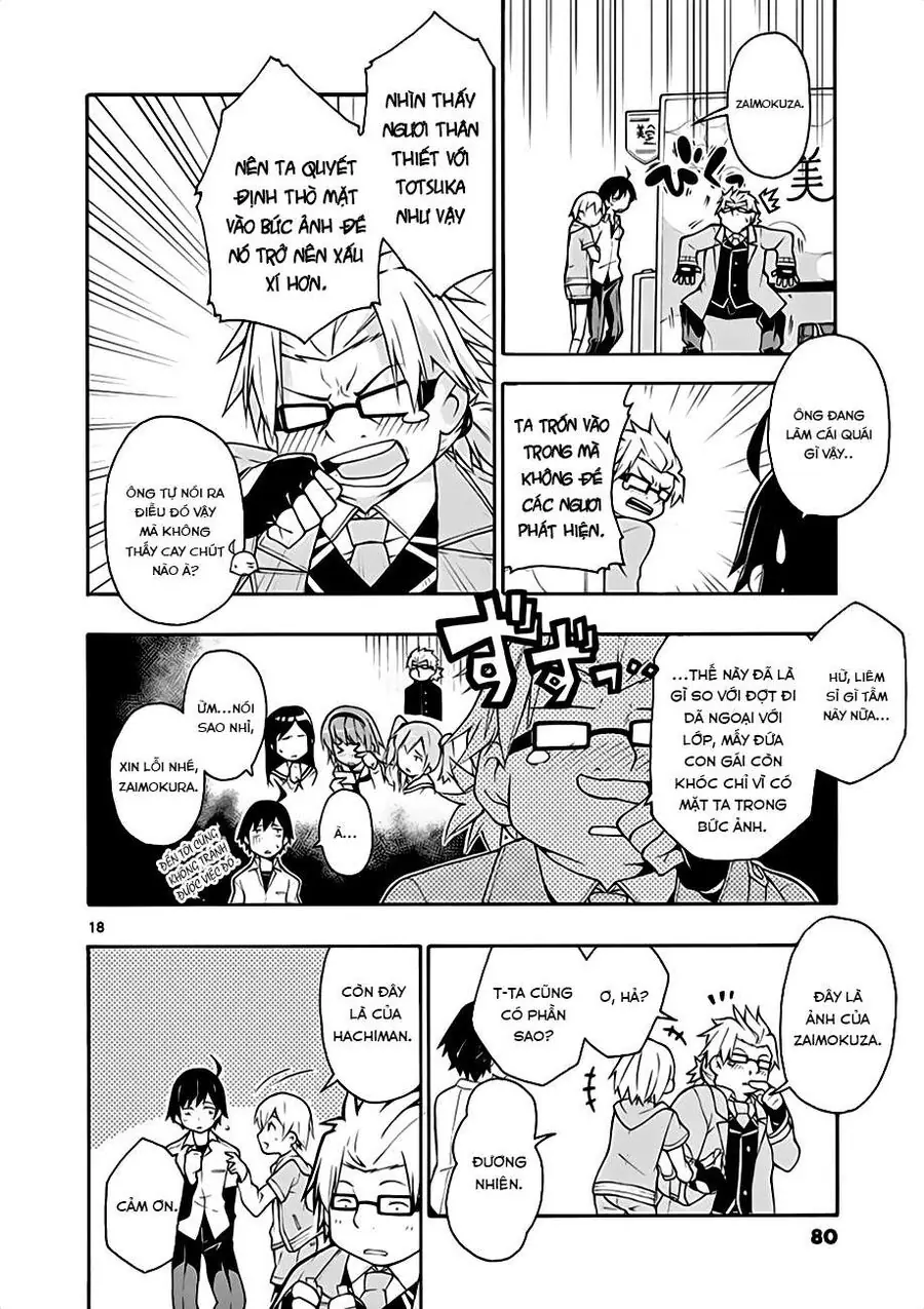 Chuyện Tình Thanh Xuân Bi Hài Của Tôi Quả Nhiên Là Sai Lầm @Comic Chapter 14 - Trang 19