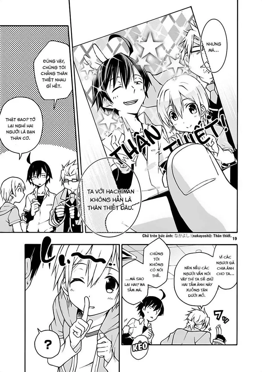 Chuyện Tình Thanh Xuân Bi Hài Của Tôi Quả Nhiên Là Sai Lầm @Comic Chapter 14 - Trang 20