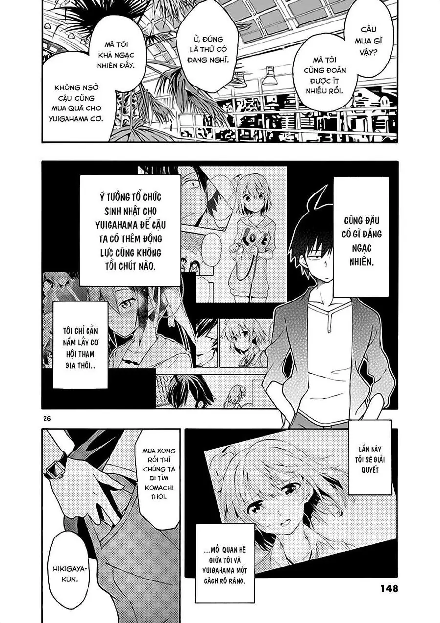 Chuyện Tình Thanh Xuân Bi Hài Của Tôi Quả Nhiên Là Sai Lầm @Comic Chapter 16 - Trang 27