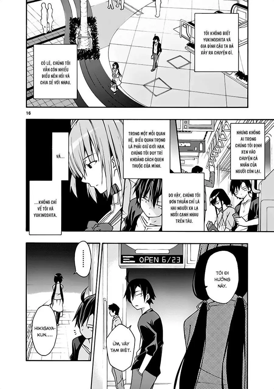Chuyện Tình Thanh Xuân Bi Hài Của Tôi Quả Nhiên Là Sai Lầm @Comic Chapter 17 - Trang 16
