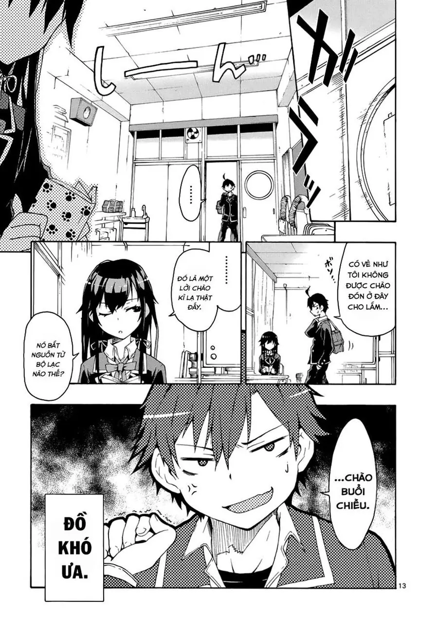 Chuyện Tình Thanh Xuân Bi Hài Của Tôi Quả Nhiên Là Sai Lầm @Comic Chapter 2 - Trang 14
