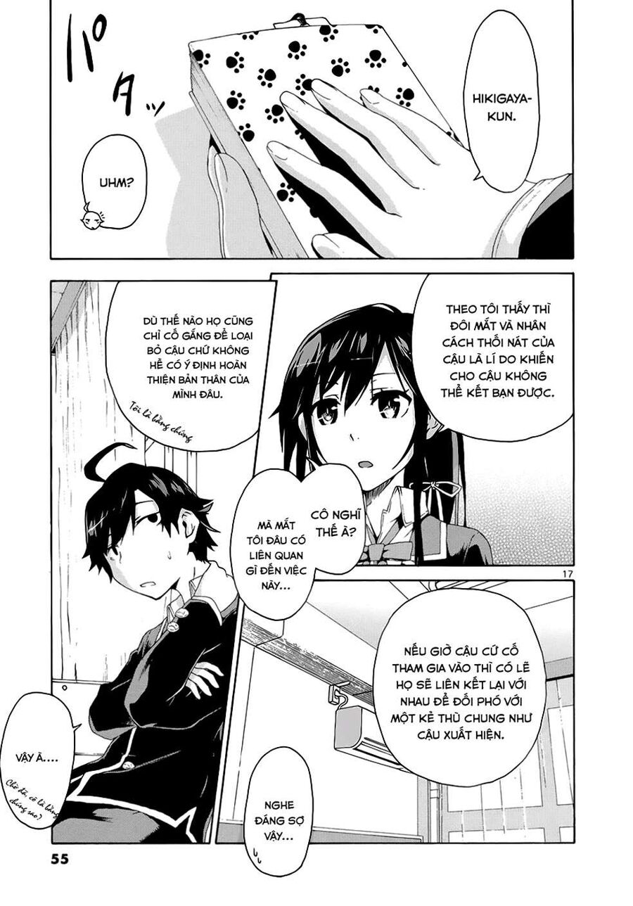Chuyện Tình Thanh Xuân Bi Hài Của Tôi Quả Nhiên Là Sai Lầm @Comic Chapter 2 - Trang 18