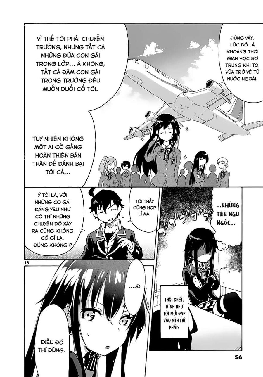Chuyện Tình Thanh Xuân Bi Hài Của Tôi Quả Nhiên Là Sai Lầm @Comic Chapter 2 - Trang 19