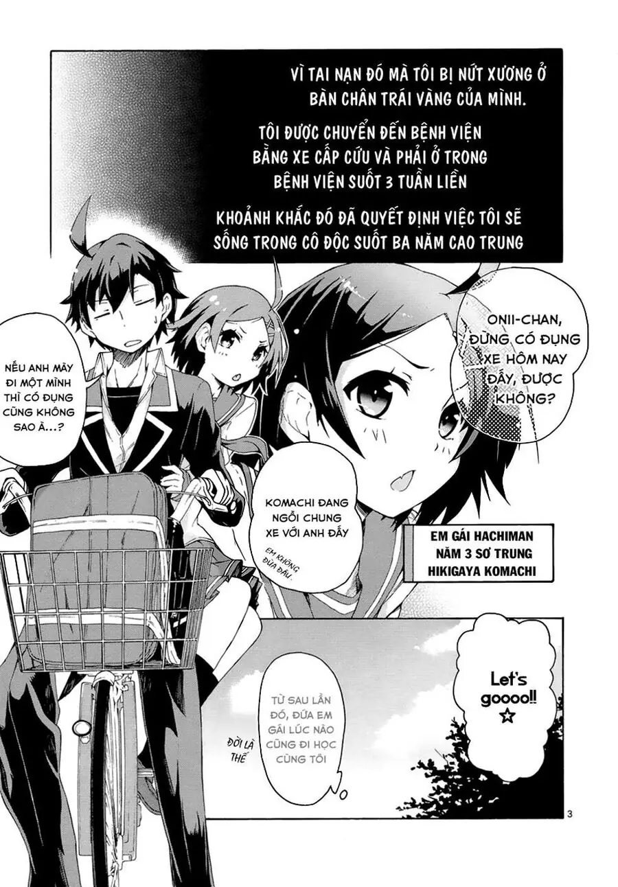 Chuyện Tình Thanh Xuân Bi Hài Của Tôi Quả Nhiên Là Sai Lầm @Comic Chapter 2 - Trang 4