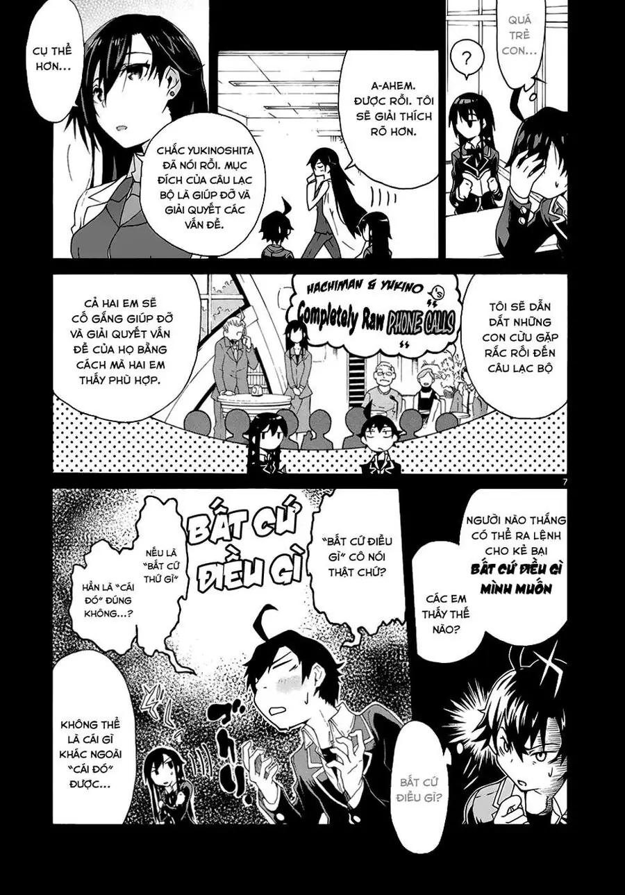 Chuyện Tình Thanh Xuân Bi Hài Của Tôi Quả Nhiên Là Sai Lầm @Comic Chapter 2 - Trang 8