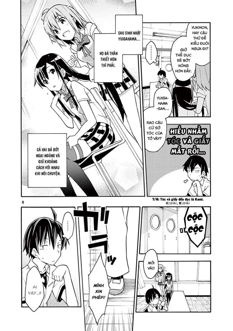 Chuyện Tình Thanh Xuân Bi Hài Của Tôi Quả Nhiên Là Sai Lầm @Comic Chapter 21 - Trang 9