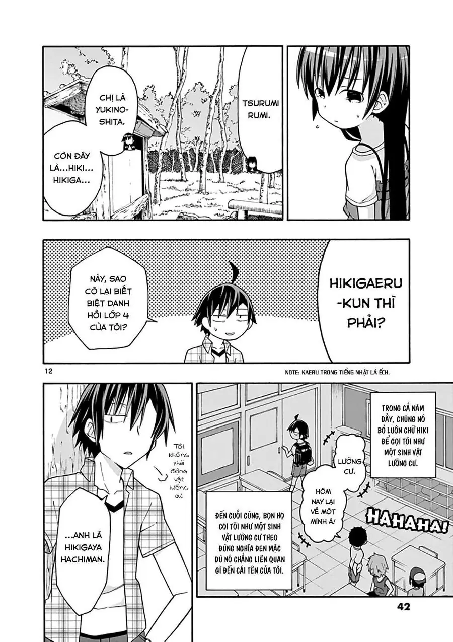 Chuyện Tình Thanh Xuân Bi Hài Của Tôi Quả Nhiên Là Sai Lầm @Comic Chapter 25 - Trang 13