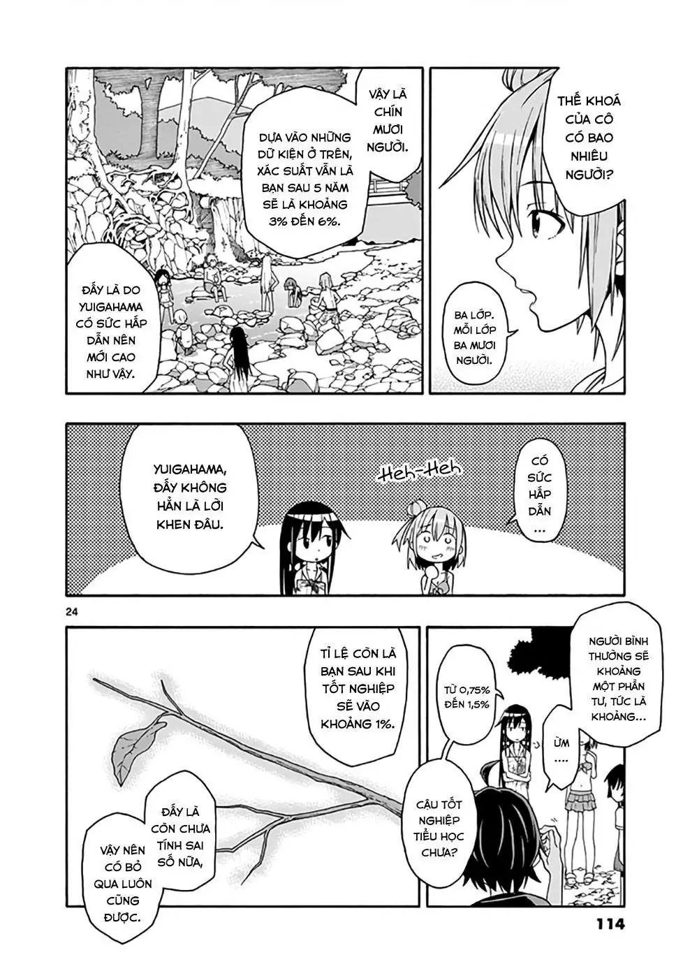 Chuyện Tình Thanh Xuân Bi Hài Của Tôi Quả Nhiên Là Sai Lầm @Comic Chapter 27 - Trang 24